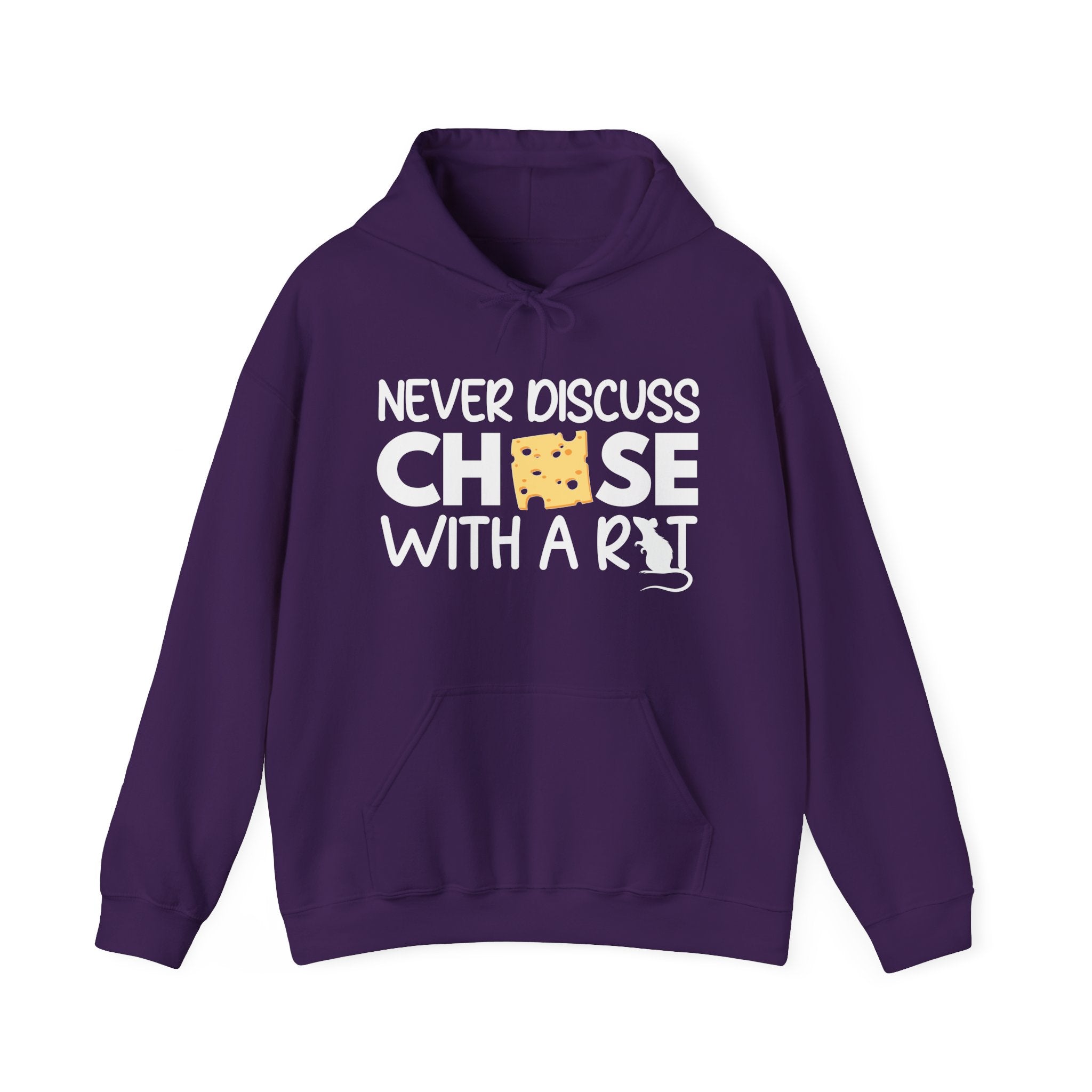 Never Discuss Cheese with a Rat Hoodie