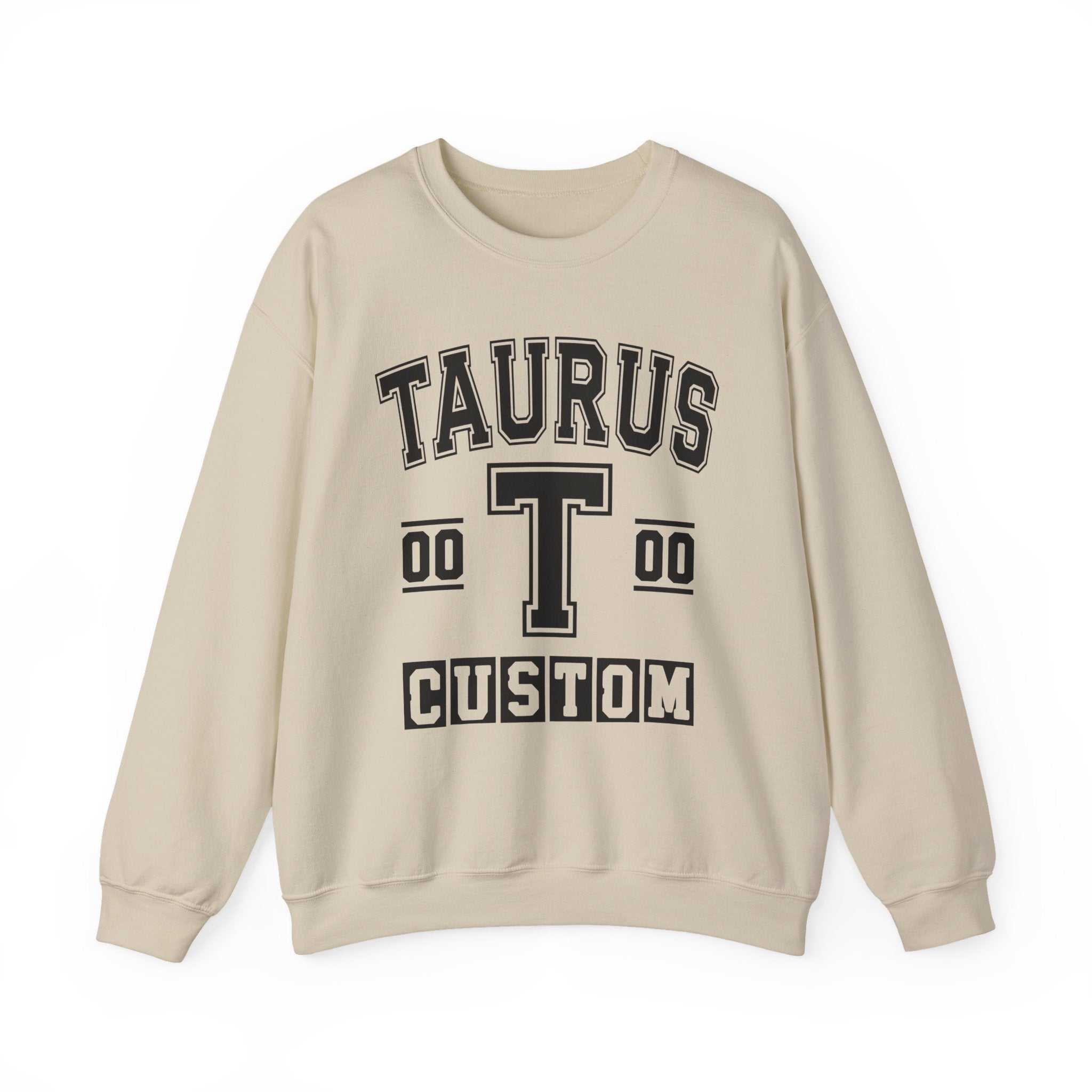 Custom Taurus Varsity Sweatshirt - Customize Birthday Day/Month/Year - Customize Gemini Season/Nation
