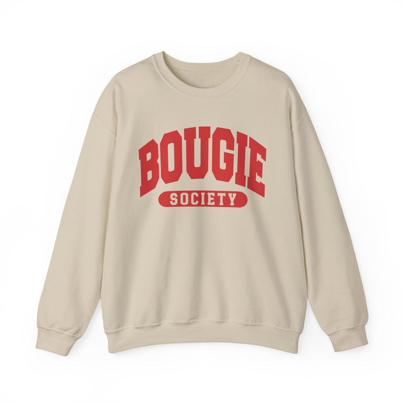 Bougie Society  — Retro Collegiate Sweatshirt