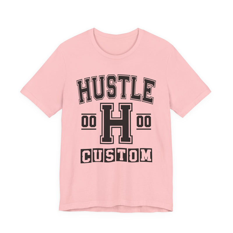 Custom Hustle Varsity T-Shirt — Customize Birthday Day/Month/Year — Customize Season/nation/Society