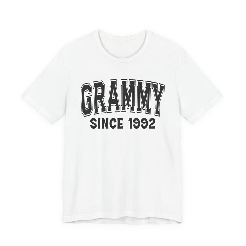 Grammy Personalization T-Shirt — Add Your Special "Since Date"
