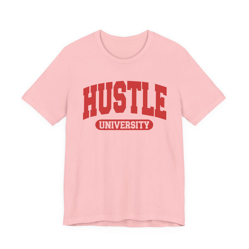 Hustle University — Retro Collegiate T-Shirt