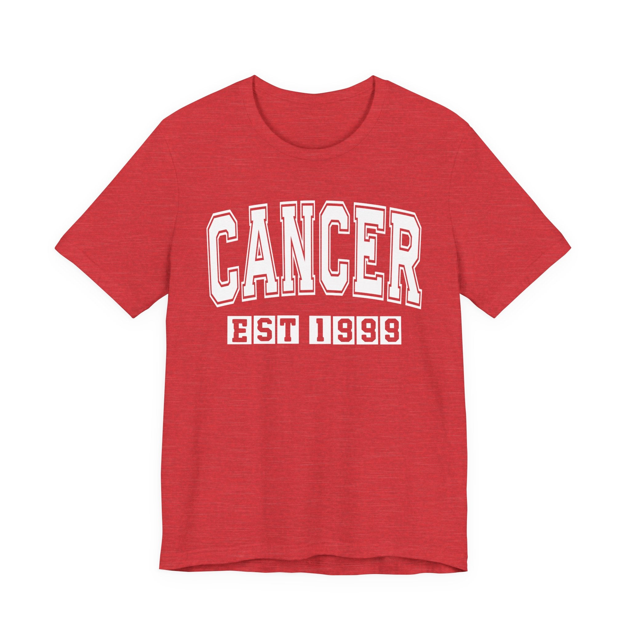 Cancer EST (YEAR) Personalization — Zodiac Birthday Tee Shirt