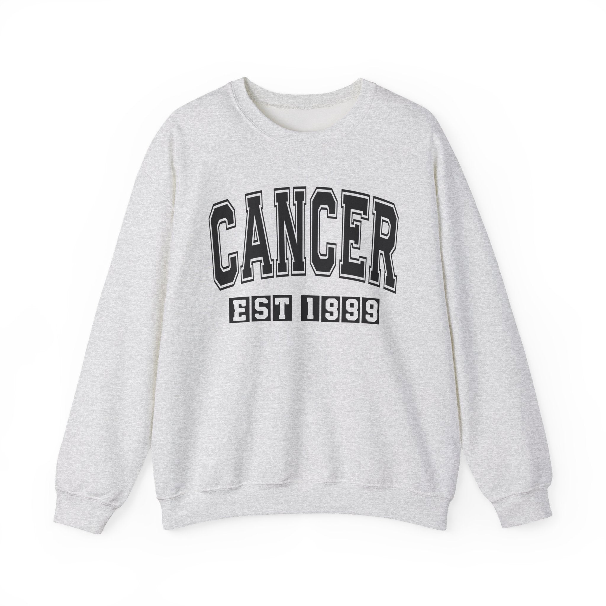 Cancer (EST YEAR) Personalization — Zodiac Graphic Sweatshirt