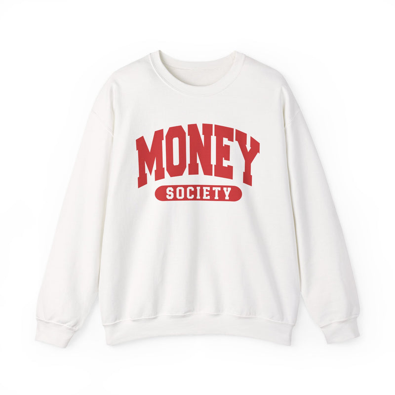 Money Society — Retro Collegiate Sweatshirt
