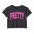 Pretty Crop Top — Women's Festival Graphic Tee