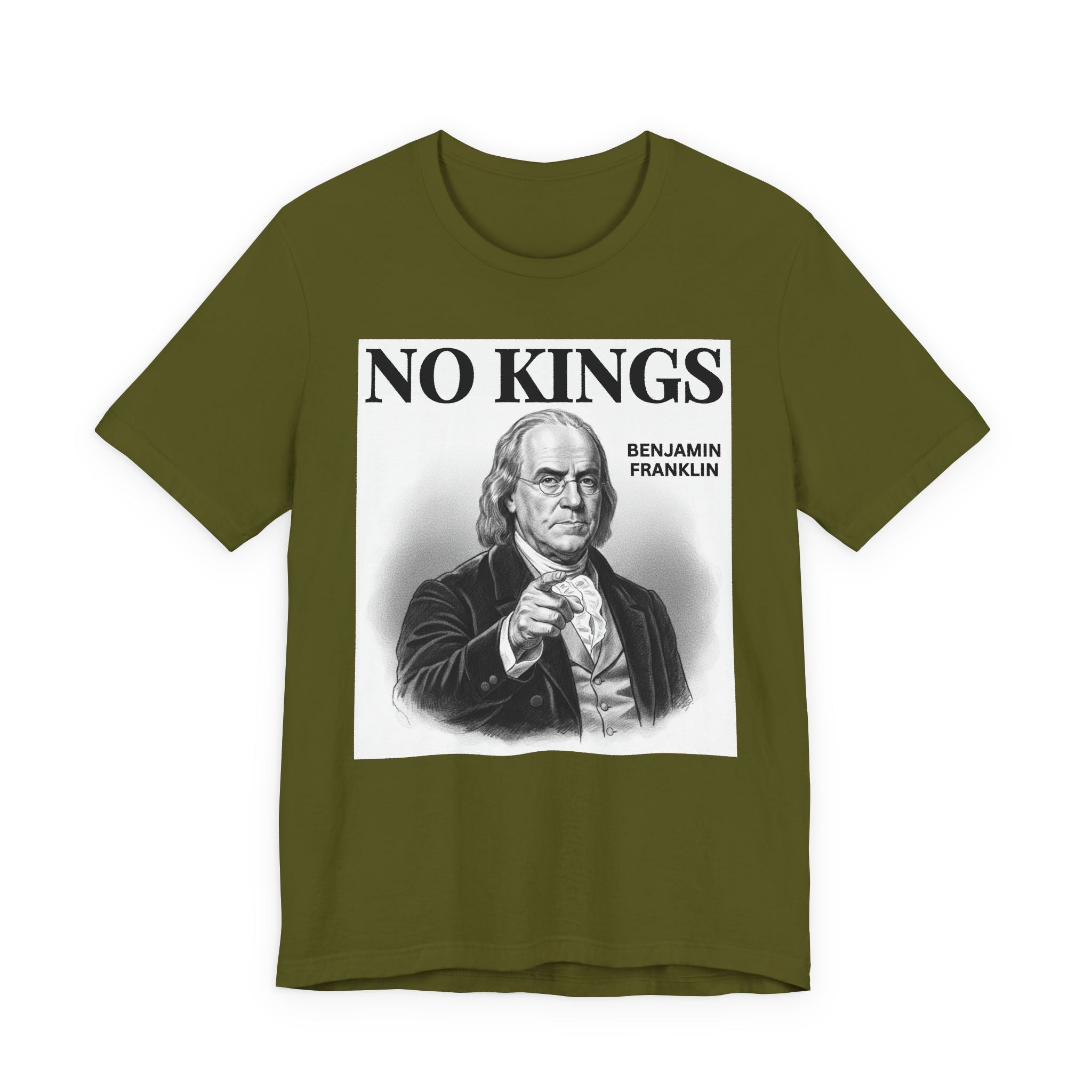 No Kings Benjamin Franklin T-Shirt