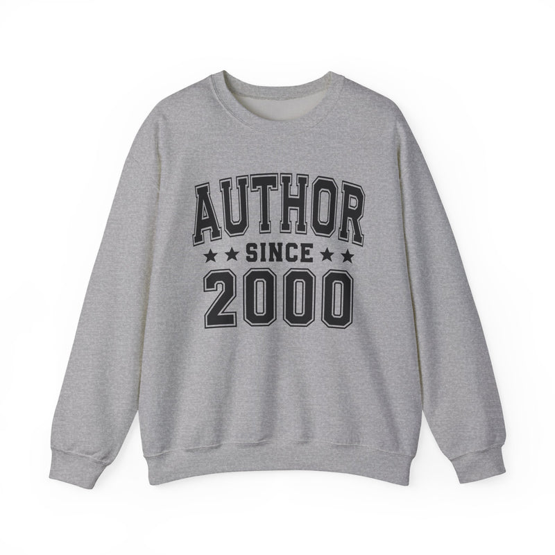 Author Since (Personalized Date) — Writer's Pride Sweatshirt
