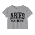 Aries EST (YEAR) Personalization -  Crop Top