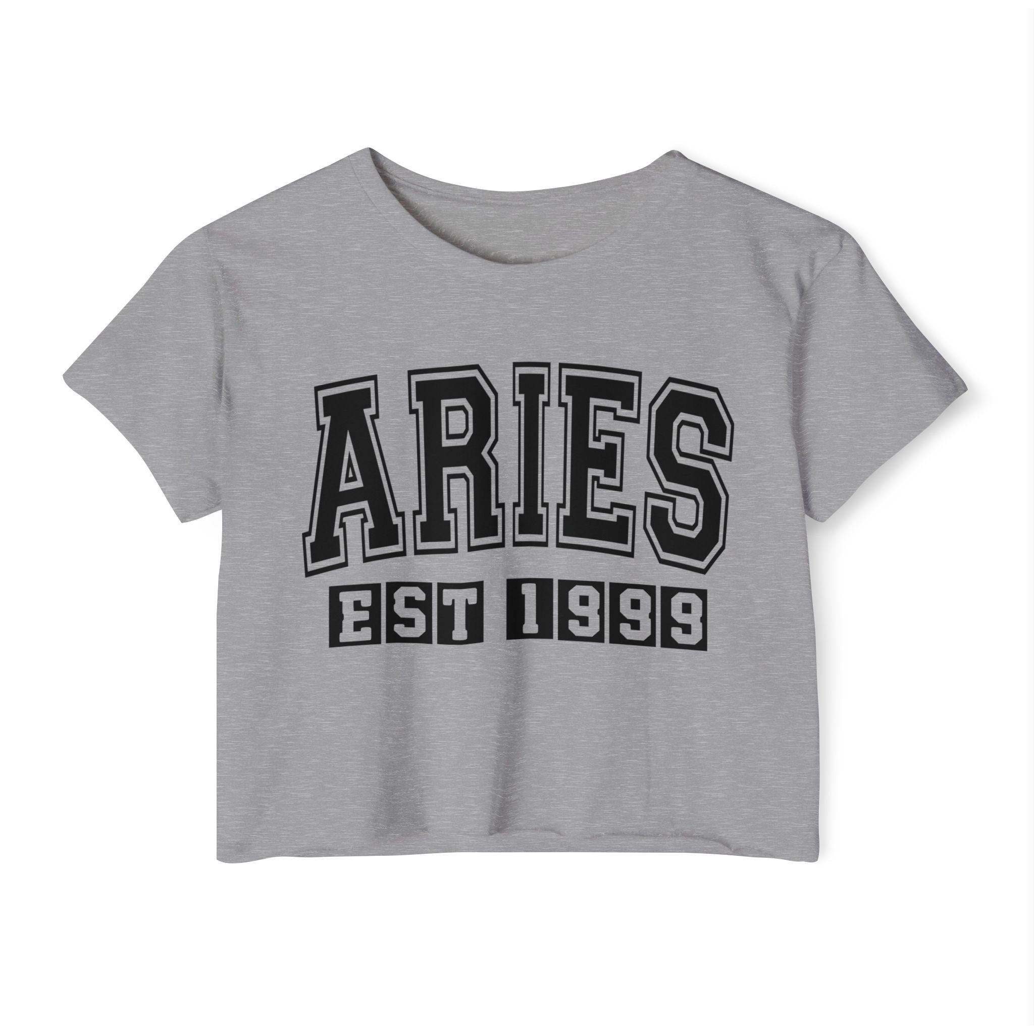 Aries EST (YEAR) Personalization -  Crop Top