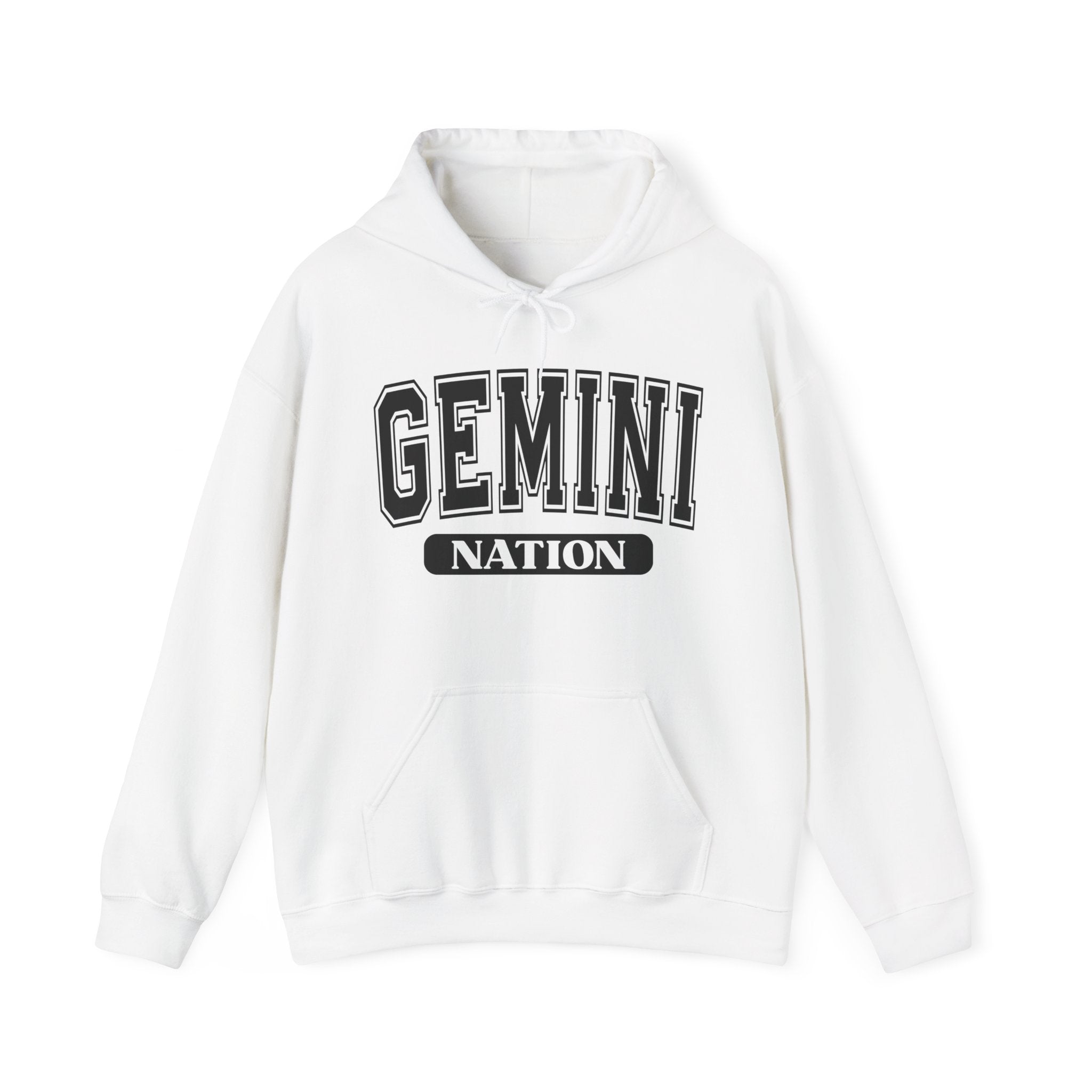 Gemini Nation Hoodie — Zodiac Graphic Pullover for Gemini Fans