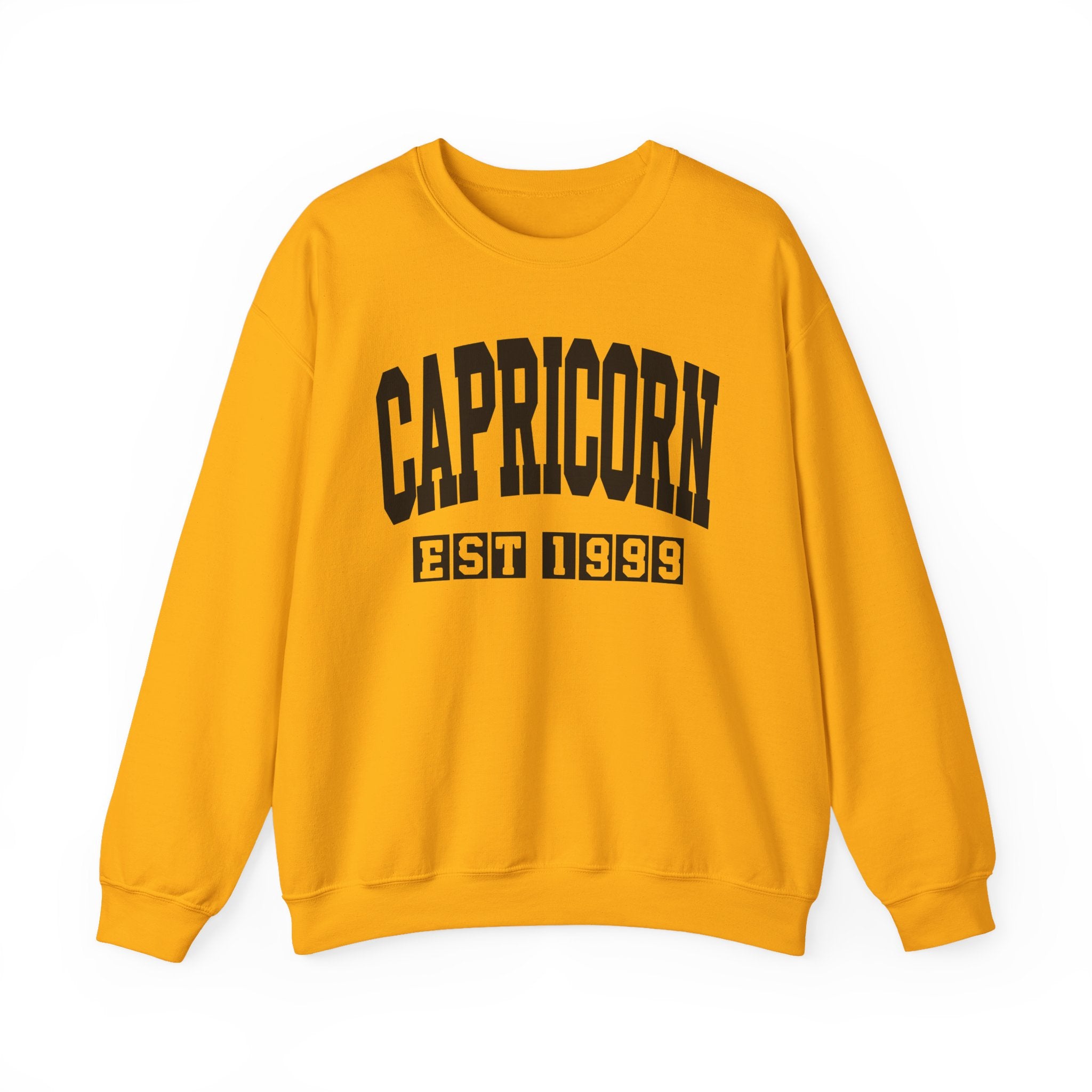 Capricorn (EST YEAR) Personalization — Zodiac Graphic Sweatshirt