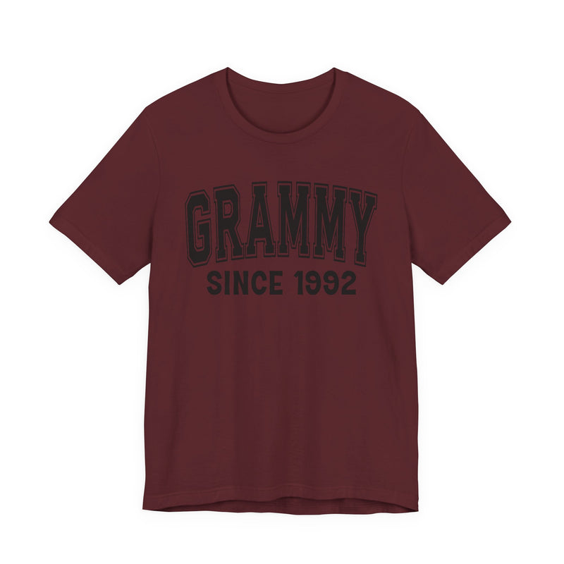 Grammy Personalization T-Shirt — Add Your Special "Since Date"