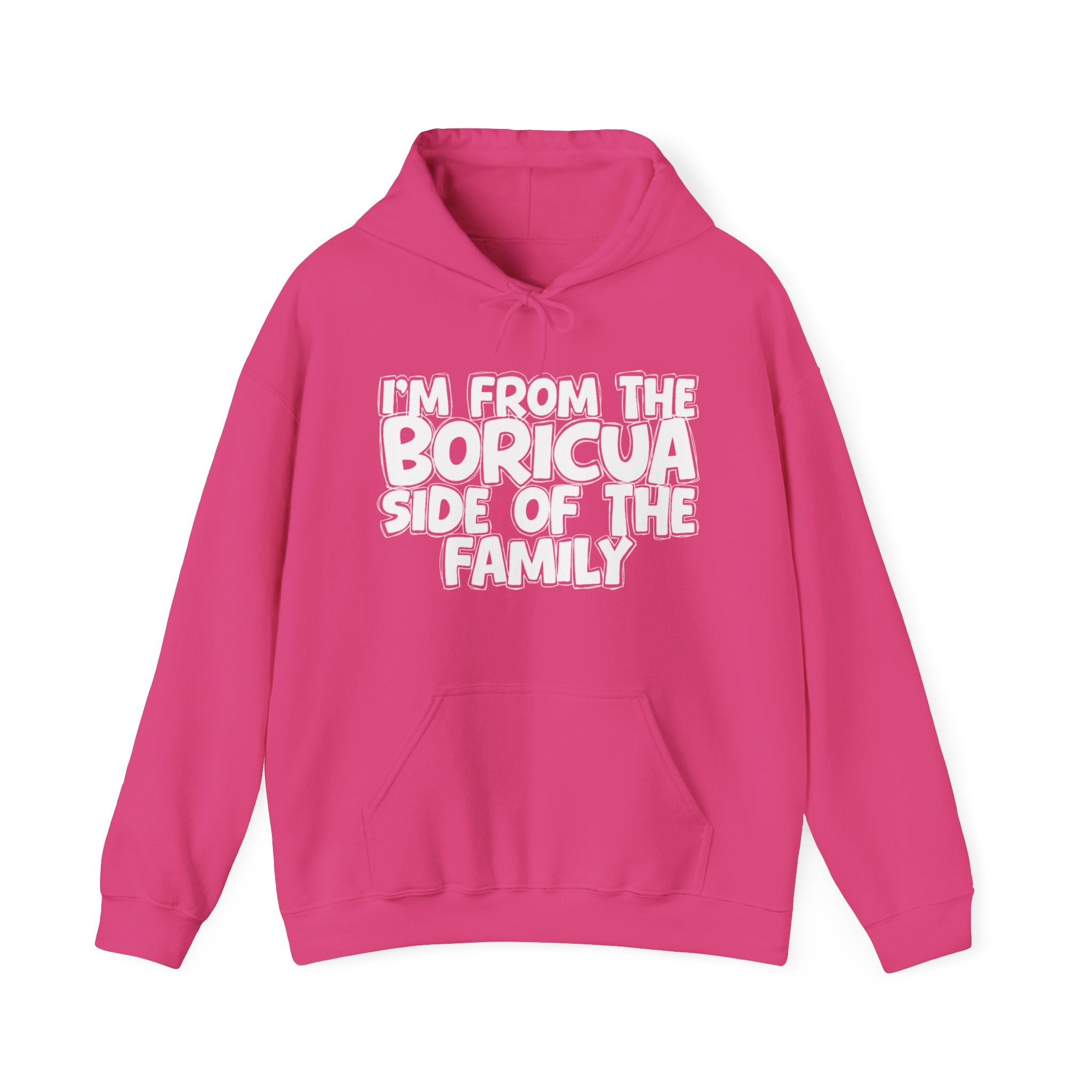I'm From the Boricua Side of the Family - Funny Family Pride Hoodie