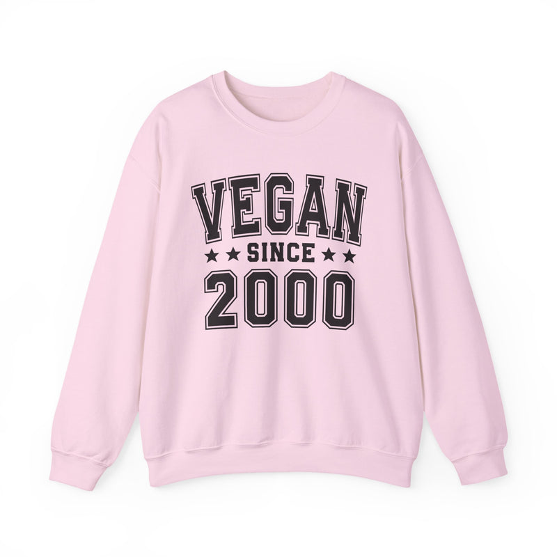 Vegan Since (Personalized Date) — Healthy Eating Milestone Sweatshirt