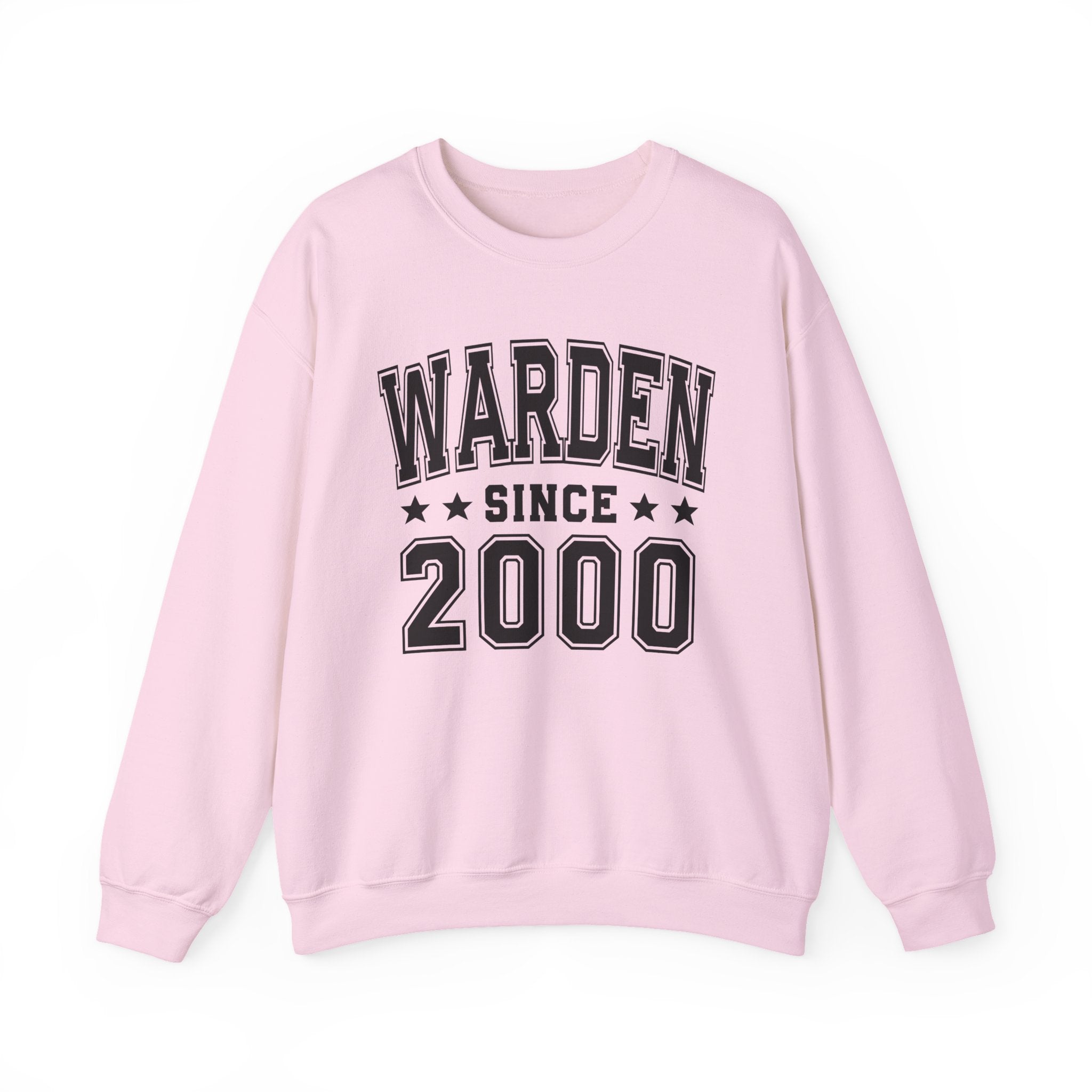 Warden Prisoner Since (Personalized Date) — Funny Marriage Milestone Sweatshirt