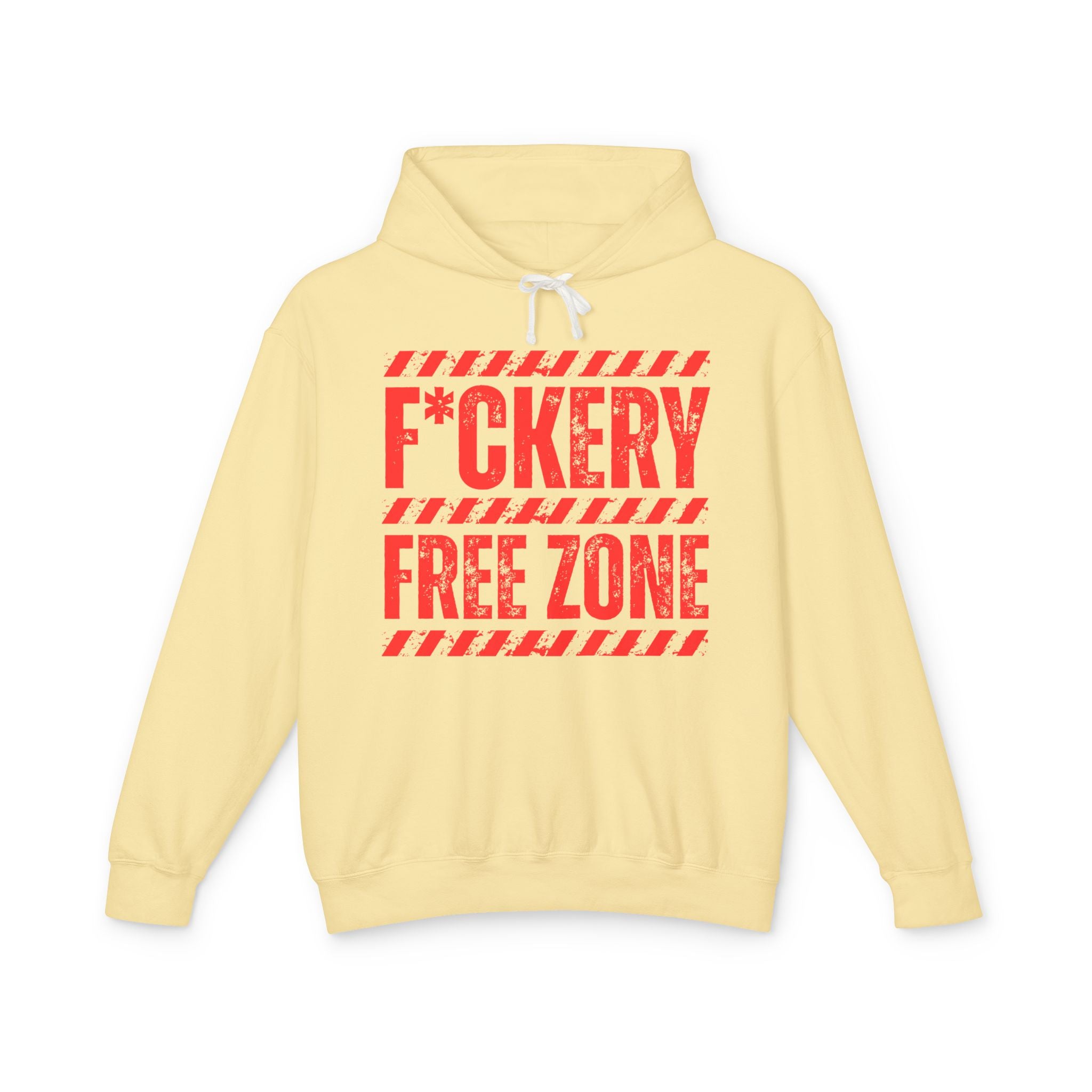 Fuckery Free Zone Hoodie — Funny Boundaries Hoodie