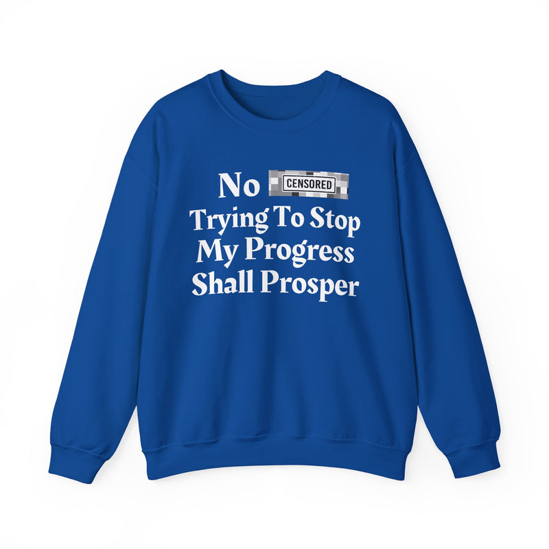 No Bitch Trying To Stop My Progress Shall Prosper — Sweatshirt
