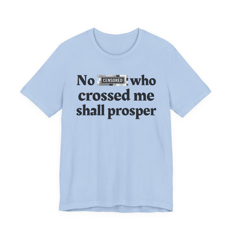 No Bitch Who Crossed Me Shall Prosper — T-Shirt