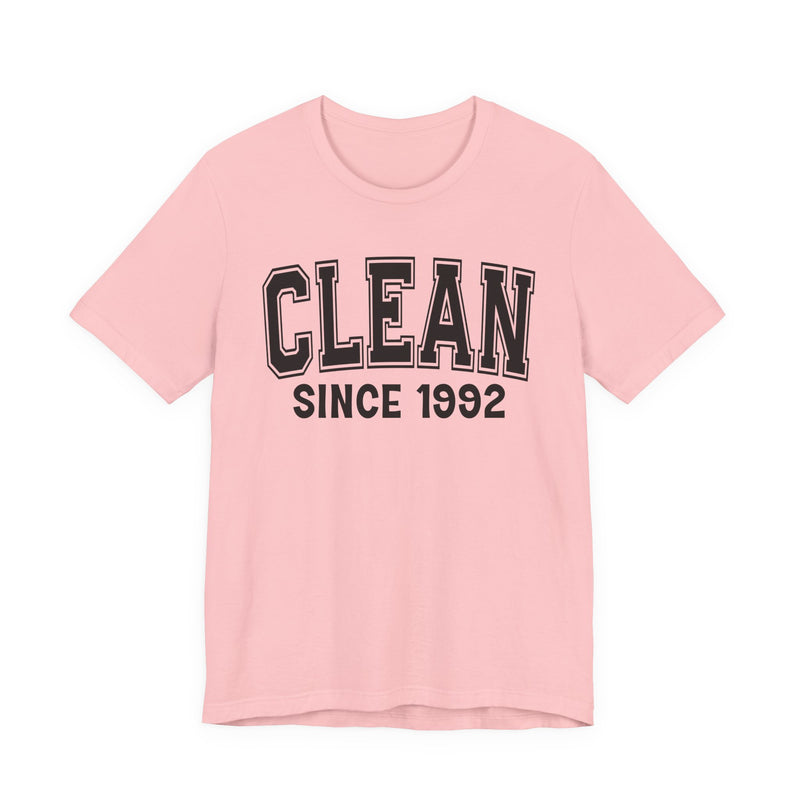 Clean Personalization T-Shirt — Add Your Special "Since Date"