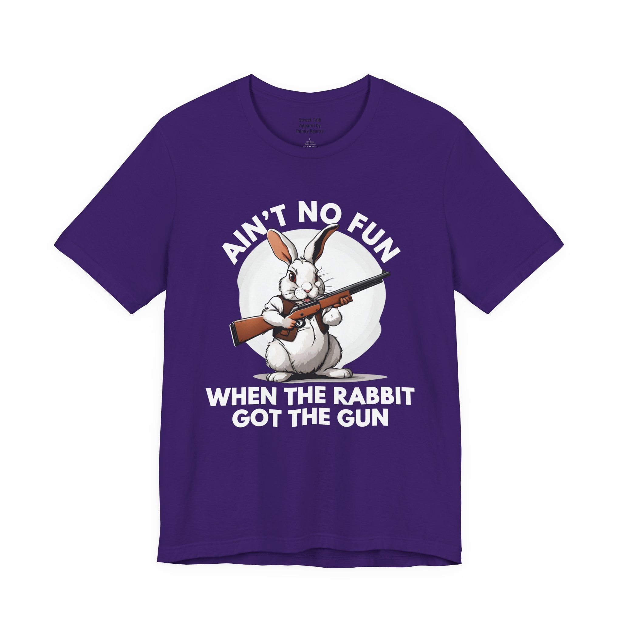 Ain't No Fun When The Rabbit Got The Gun － T-shirt