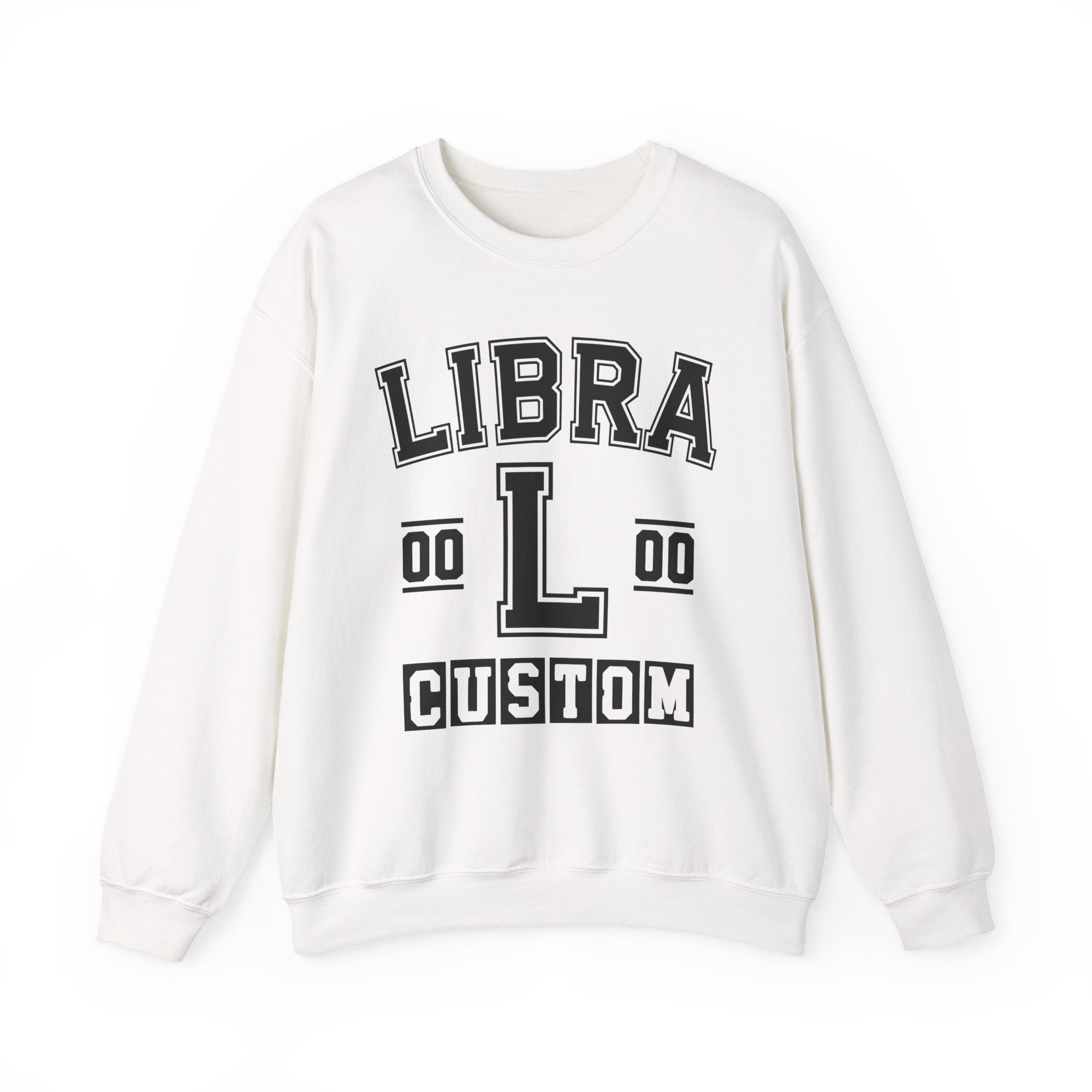 Custom Libra Varsity Sweatshirt - Customize Birthday Day/Month/Year - Customize Gemini Season/Nation