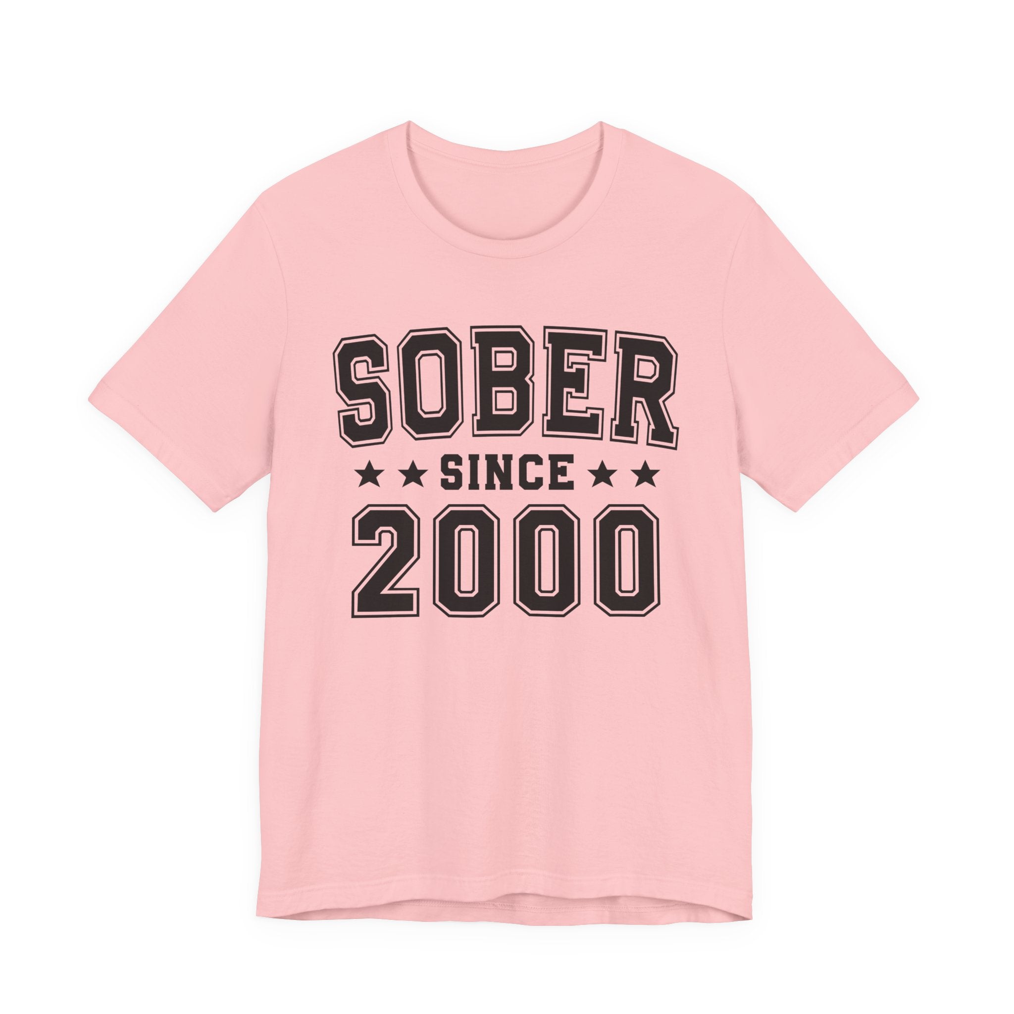 Sober Since (Personalized Date) —  Personal Milestone T-shirt