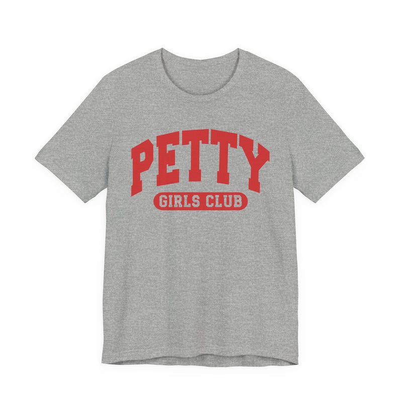 Petty Girls Club — Retro Collegiate T-Shirt