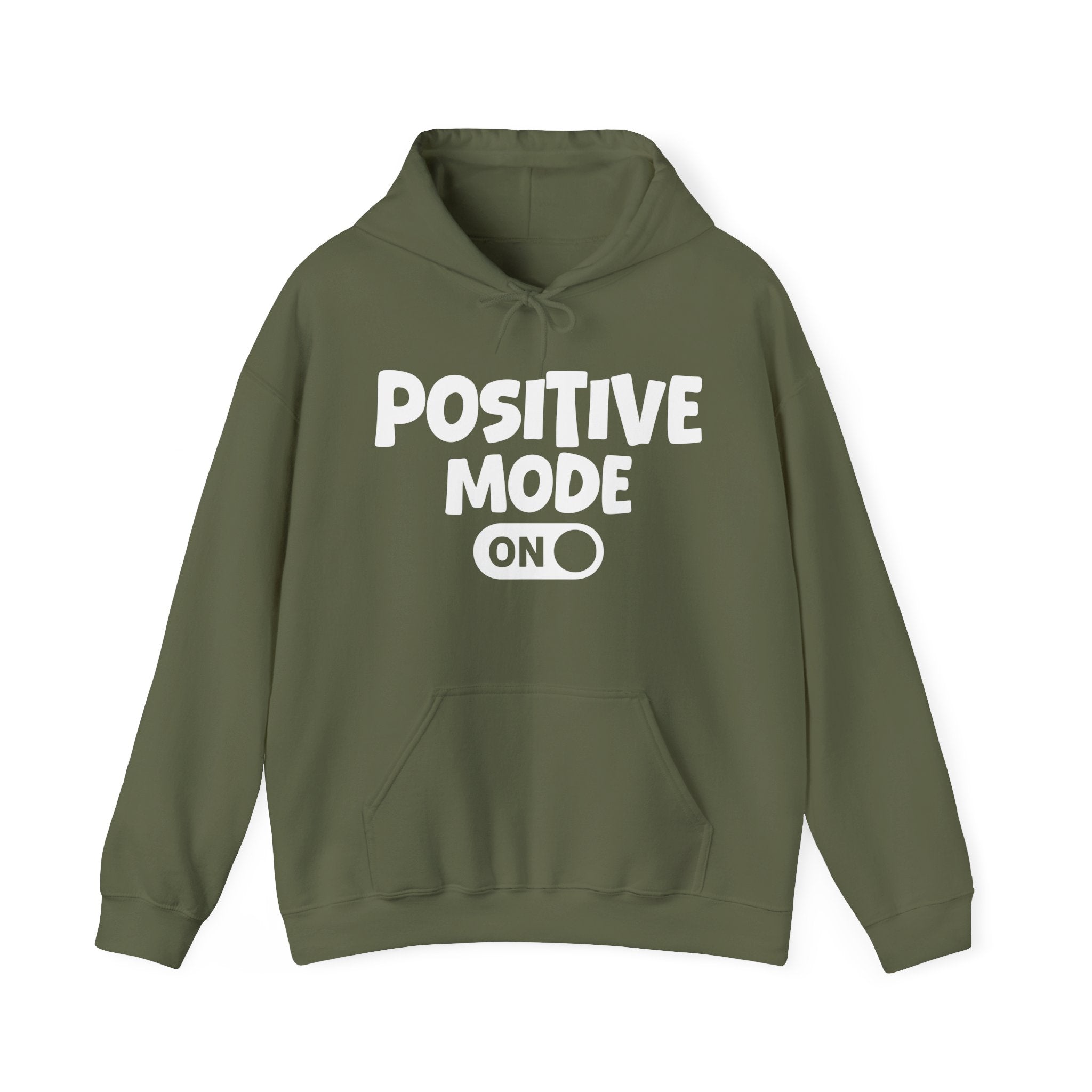 Positive Mode On — Motivational Positive Graphic Hoodie