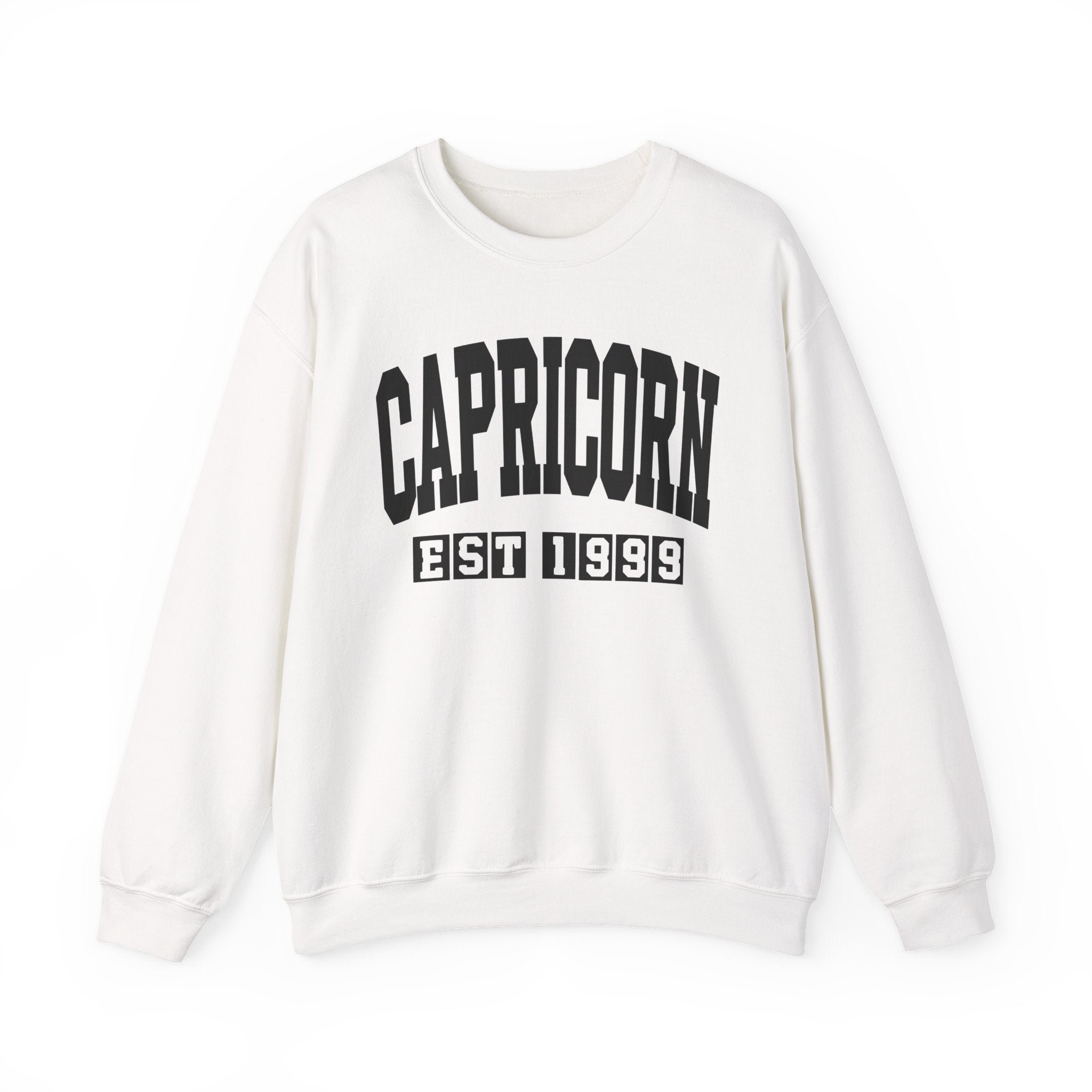 Capricorn (EST YEAR) Personalization — Zodiac Graphic Sweatshirt