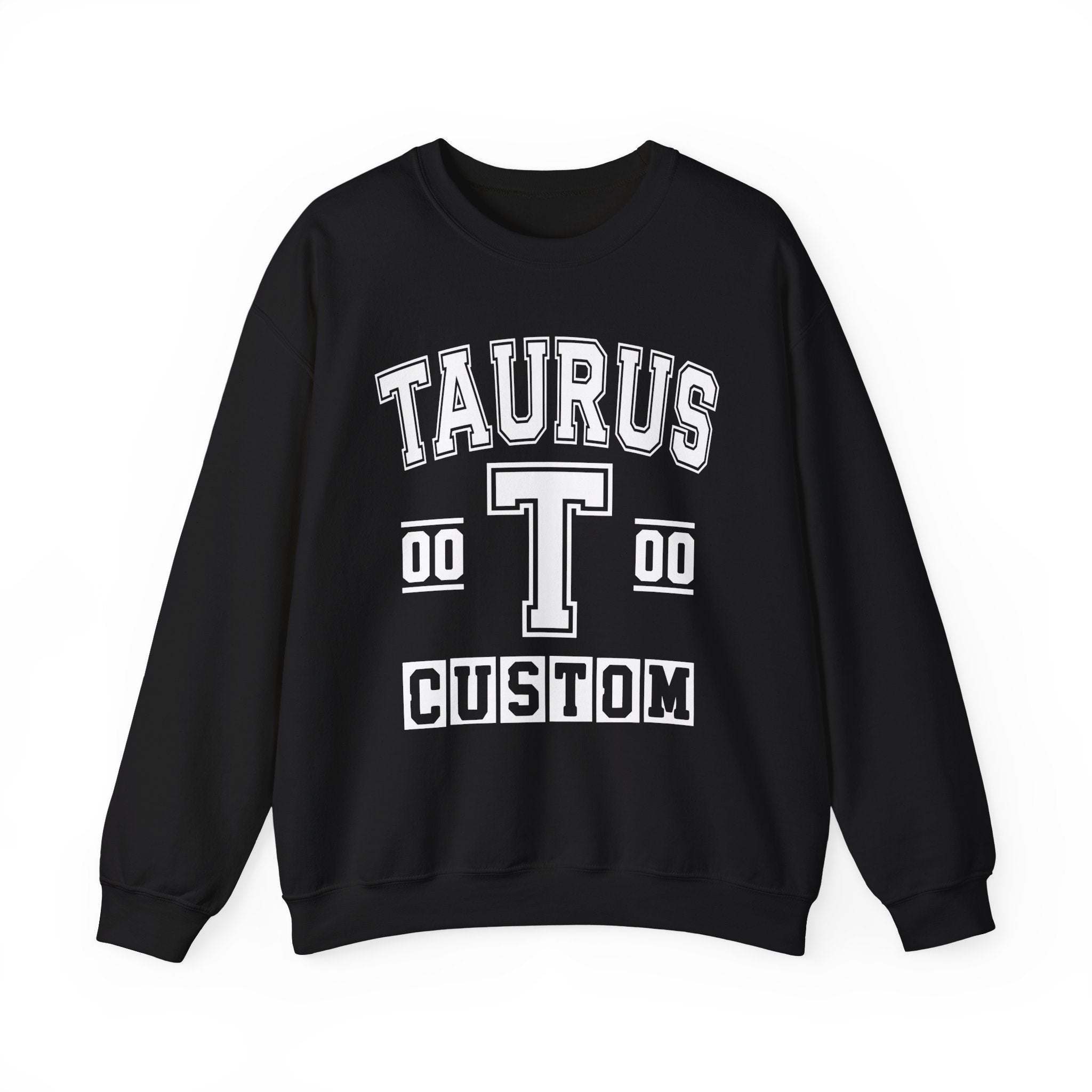 Custom Taurus Varsity Sweatshirt - Customize Birthday Day/Month/Year - Customize Gemini Season/Nation