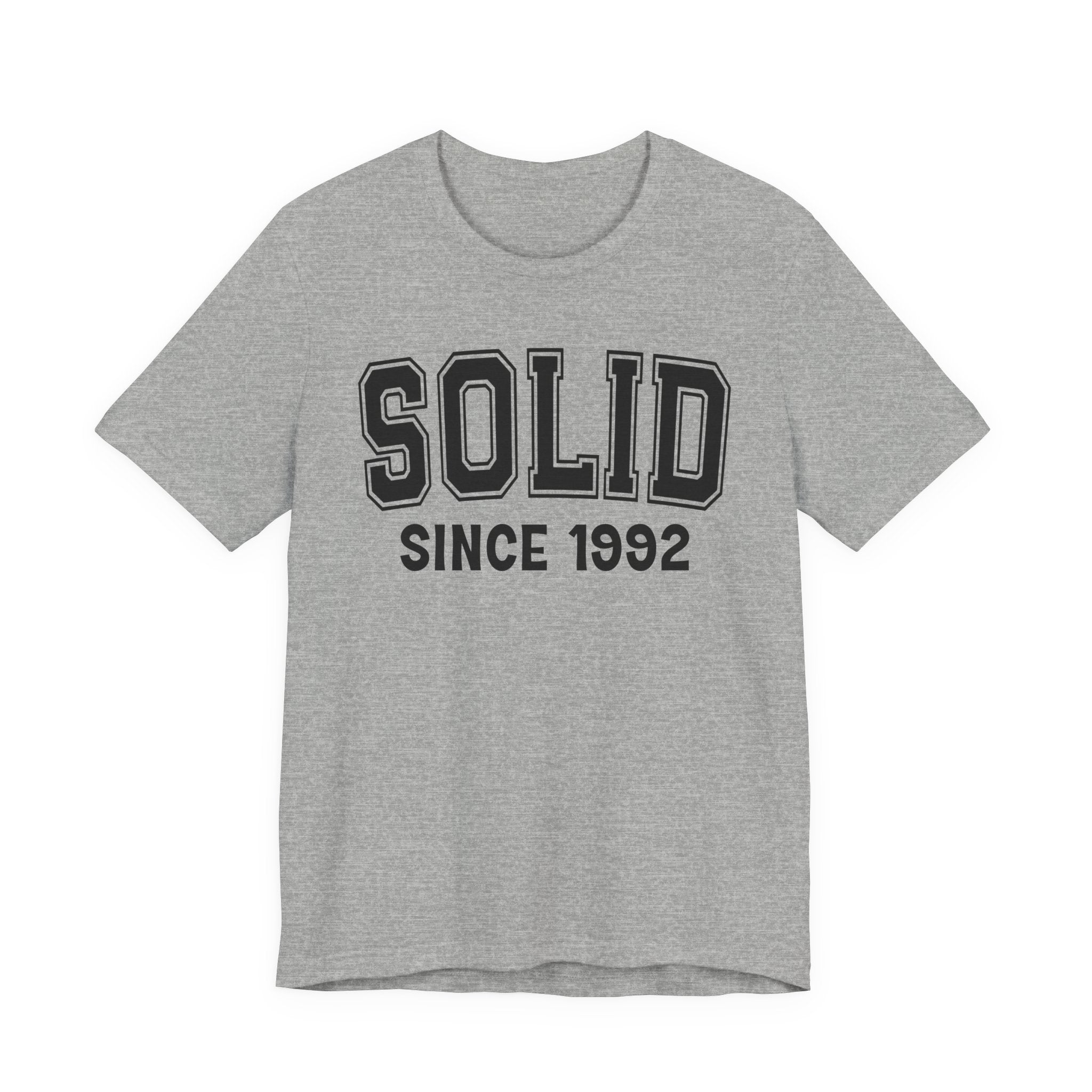 Solid Personalization T-Shirt - Add Your Special "Since Date"