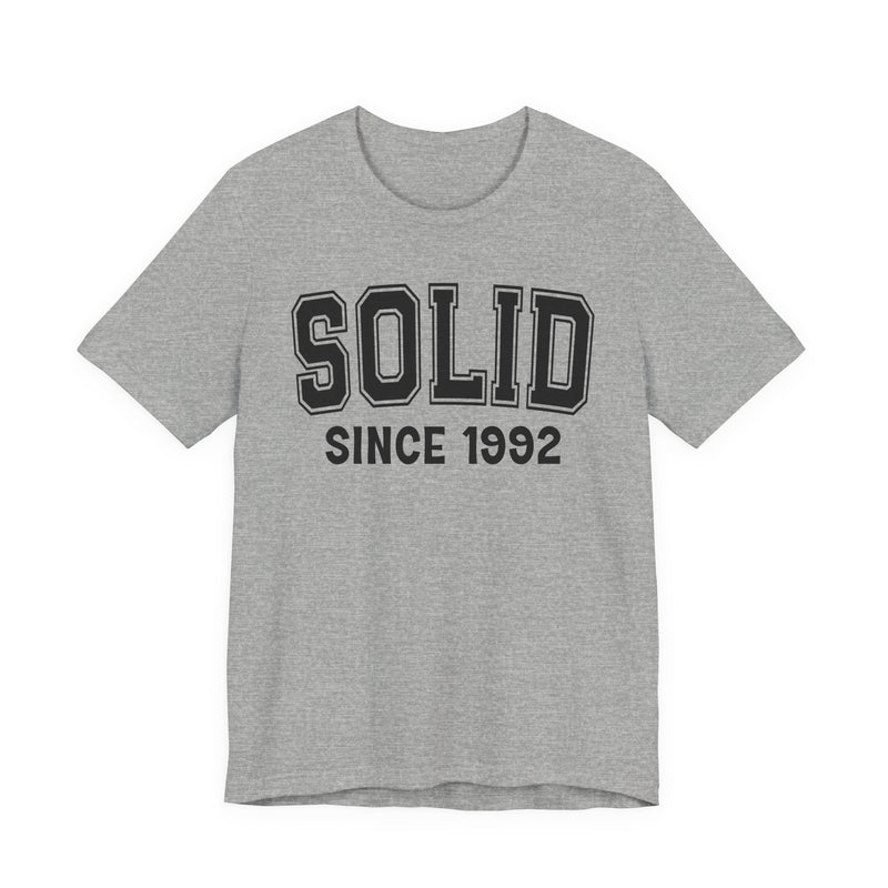 Solid Personalization T-Shirt — Add Your Special "Since Date"