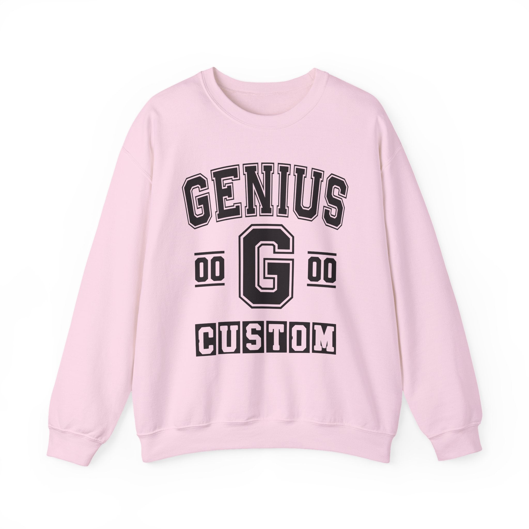 Custom Genius Varsity Sweatshirt — Customize Birthday Day/Month/Year — Customize Gemini Season/Nation