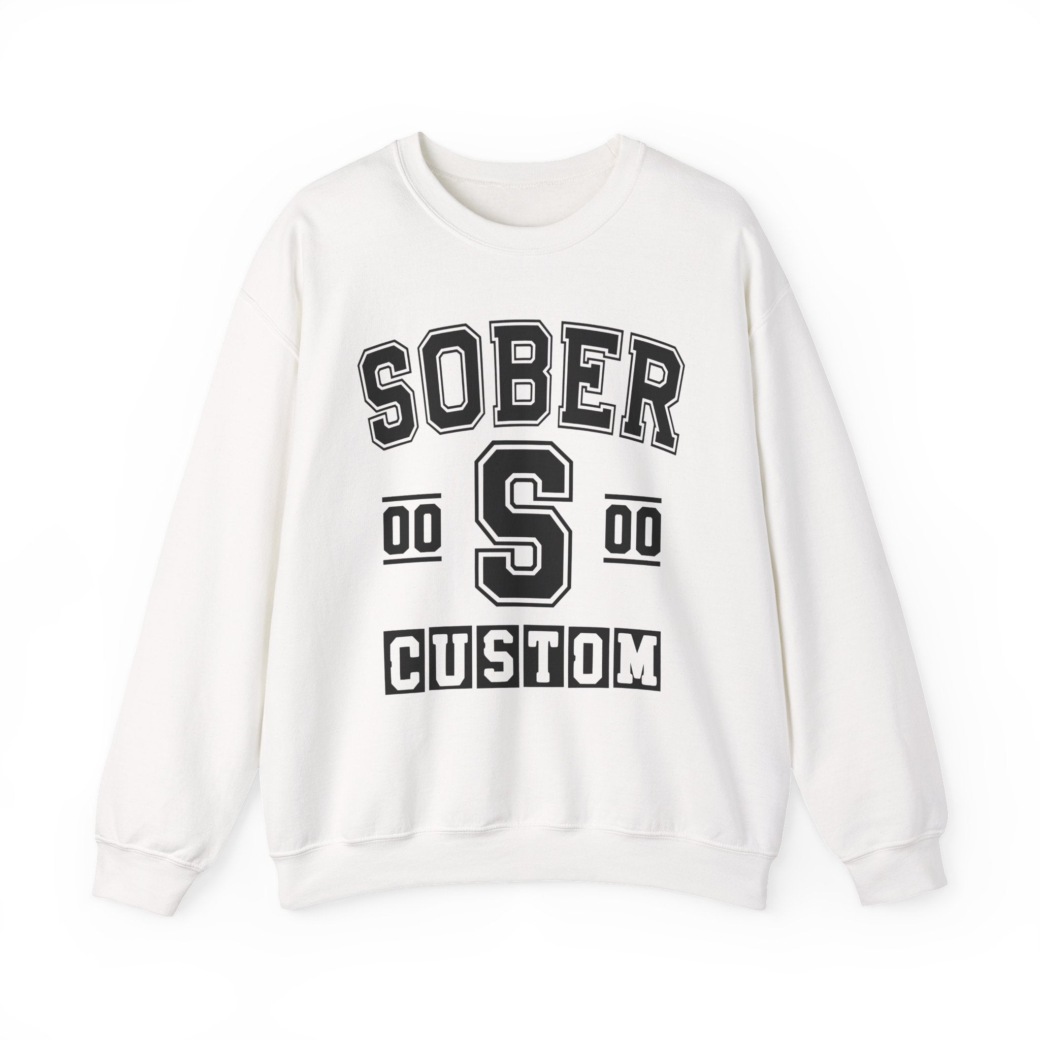 Copy of Custom Sober Varsity Sweatshirt — Customize Birthday Day/Month/Year — Customize Gemini Season/Nation