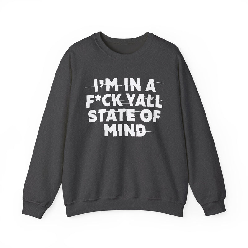 I'm In A Fuck Y'all State Of Mind — Energy Sweatshirt