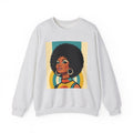 Beautiful Black Woman Portrait - African American Pride Sweatshirt