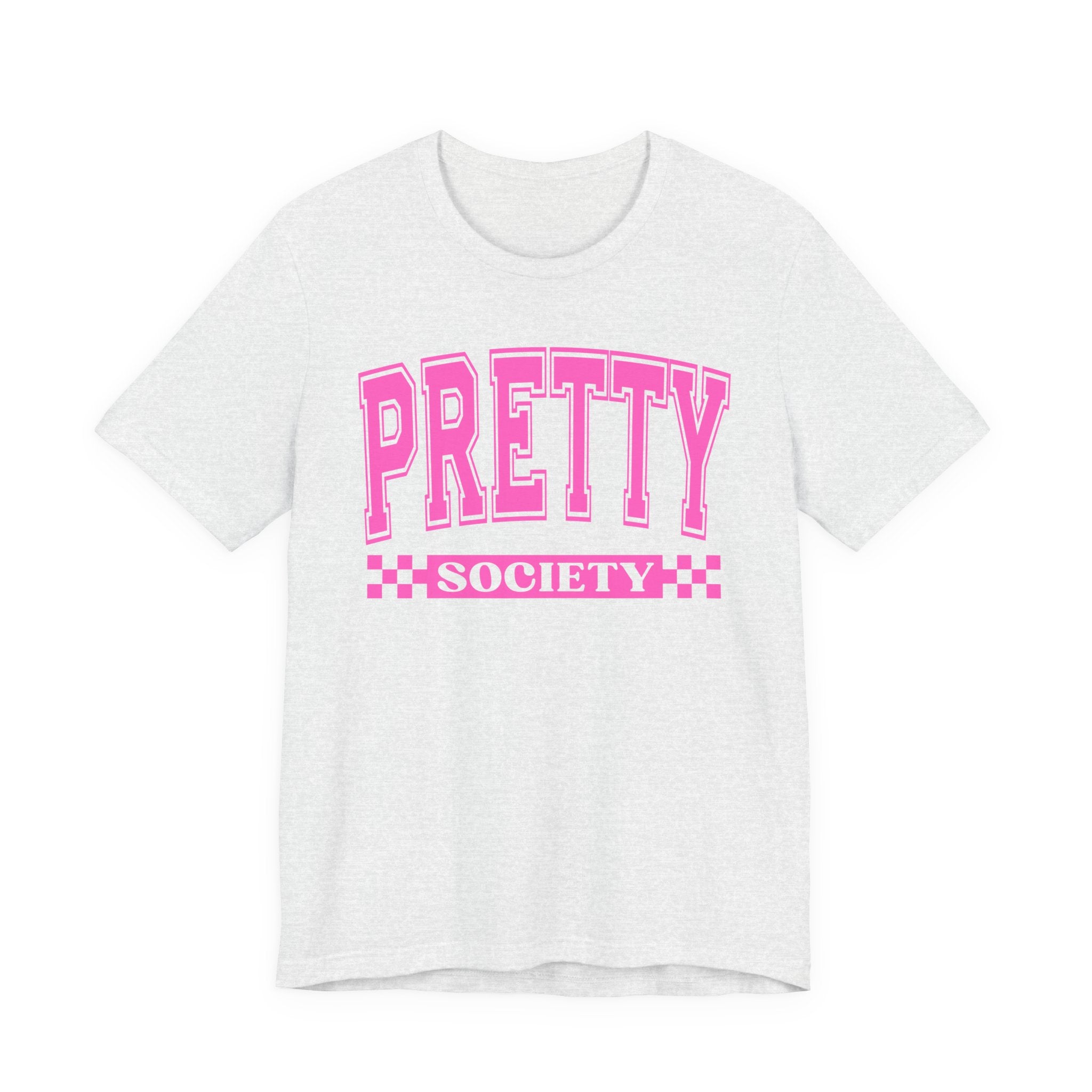 Pretty Society - Pink Varsity Statement T-Shirt