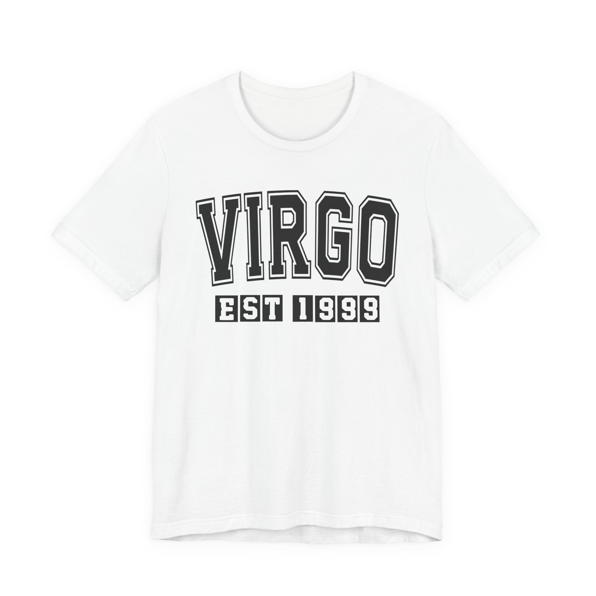 Virgo EST (YEAR) Personalization — Zodiac Birthday Tee Shirt