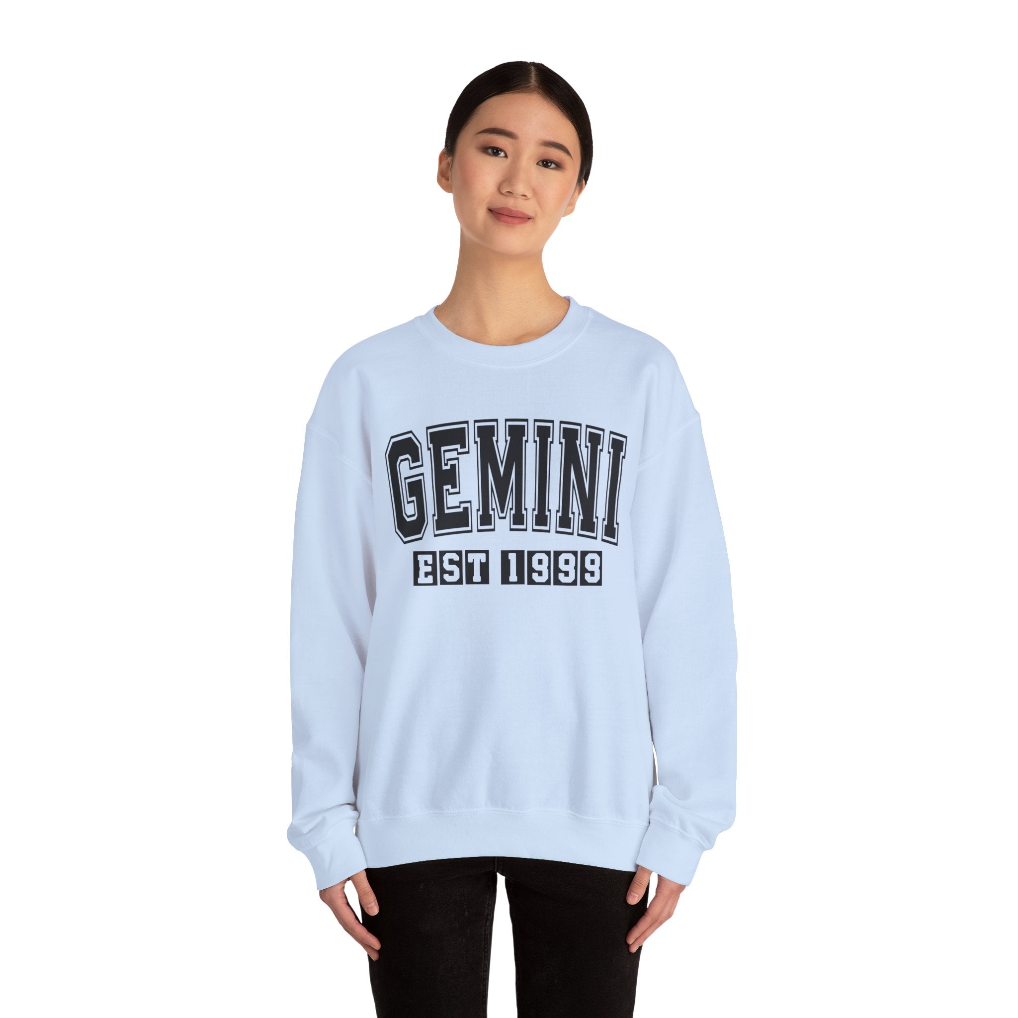 Gemini (EST YEAR) Personalization — Zodiac Graphic Sweatshirt