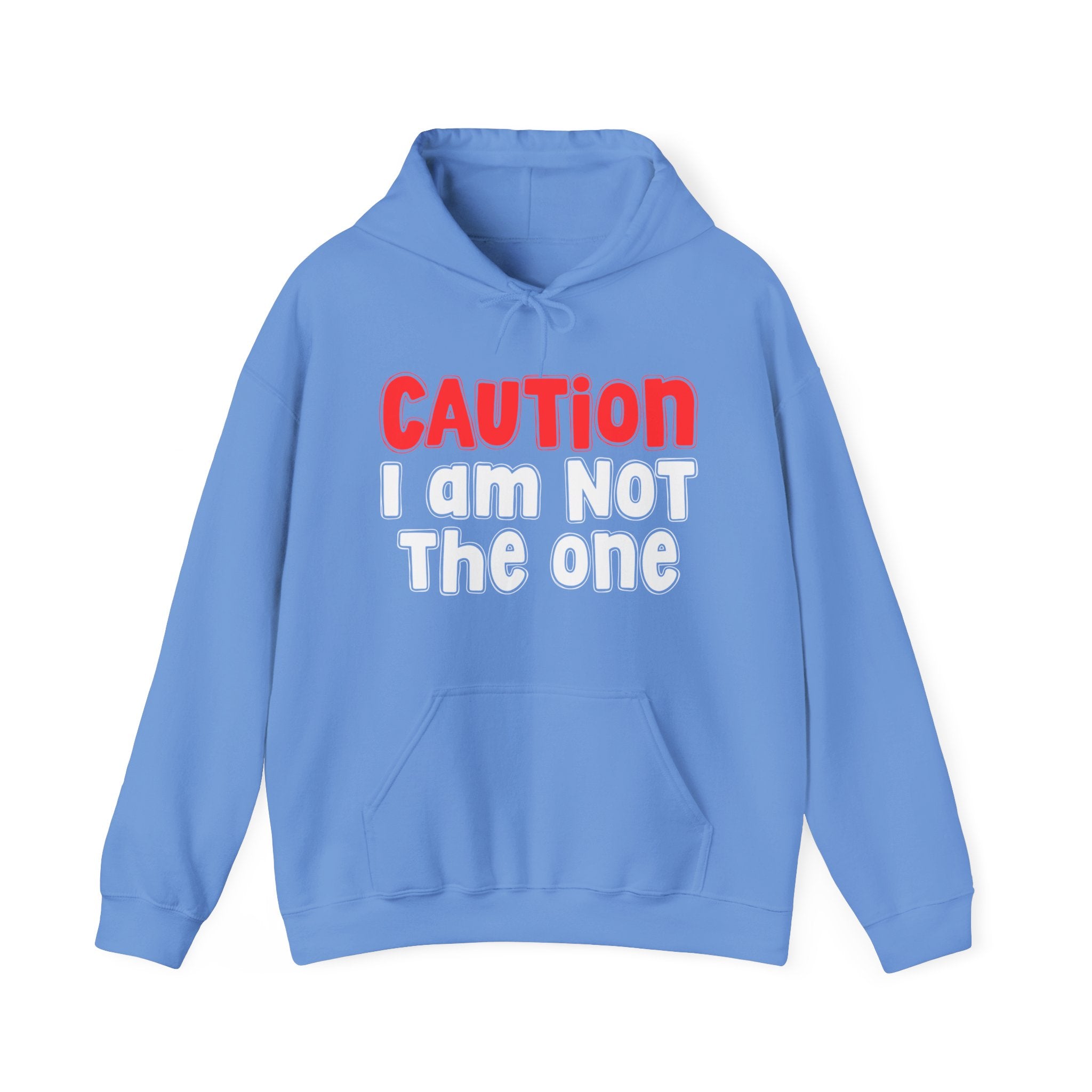 Caution I Am Not The One – Old School Warning Hoodie