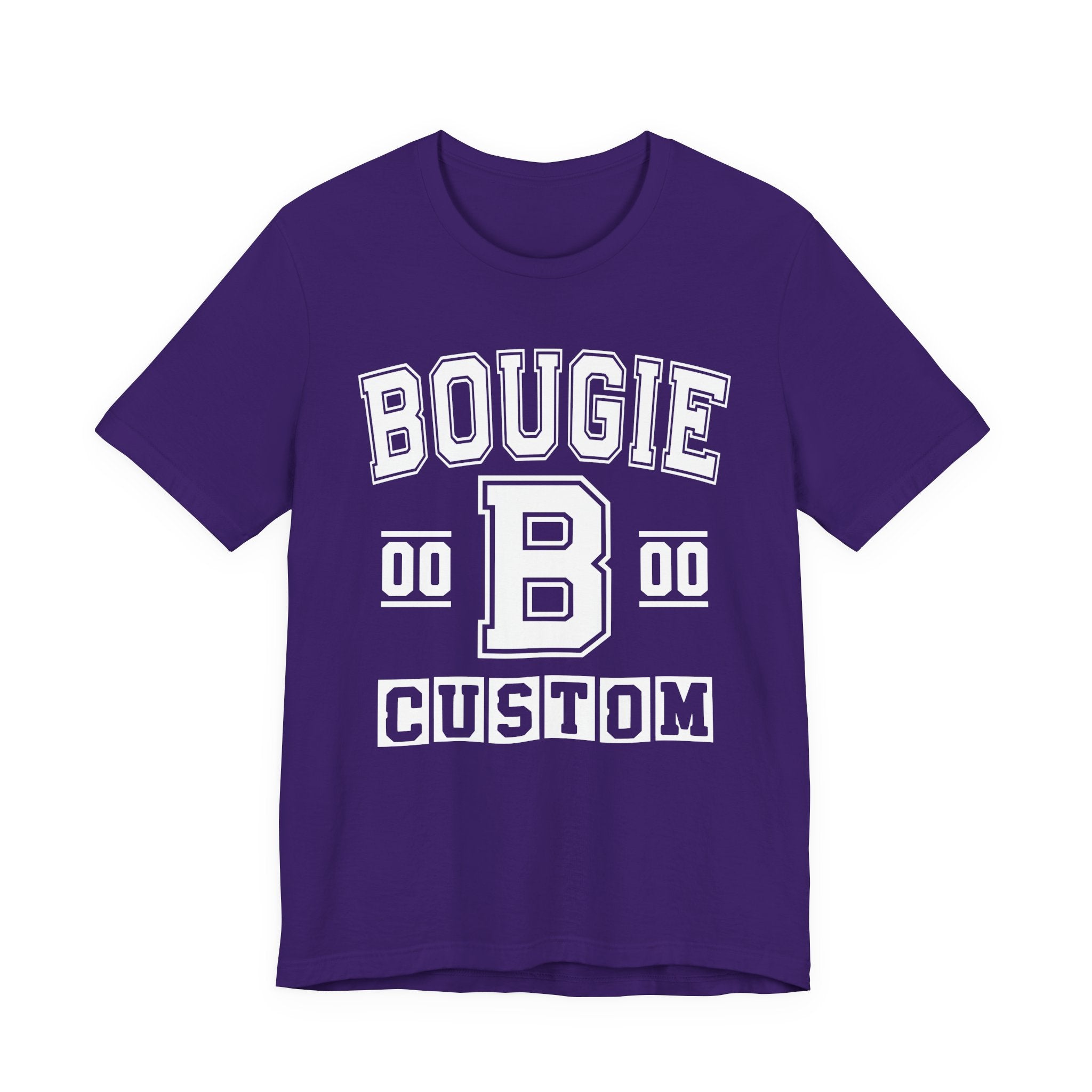 Custom Bougie Varsity Tee Shirt — Customize Birthday Day/Month/Year - Customize Season/nation/Society
