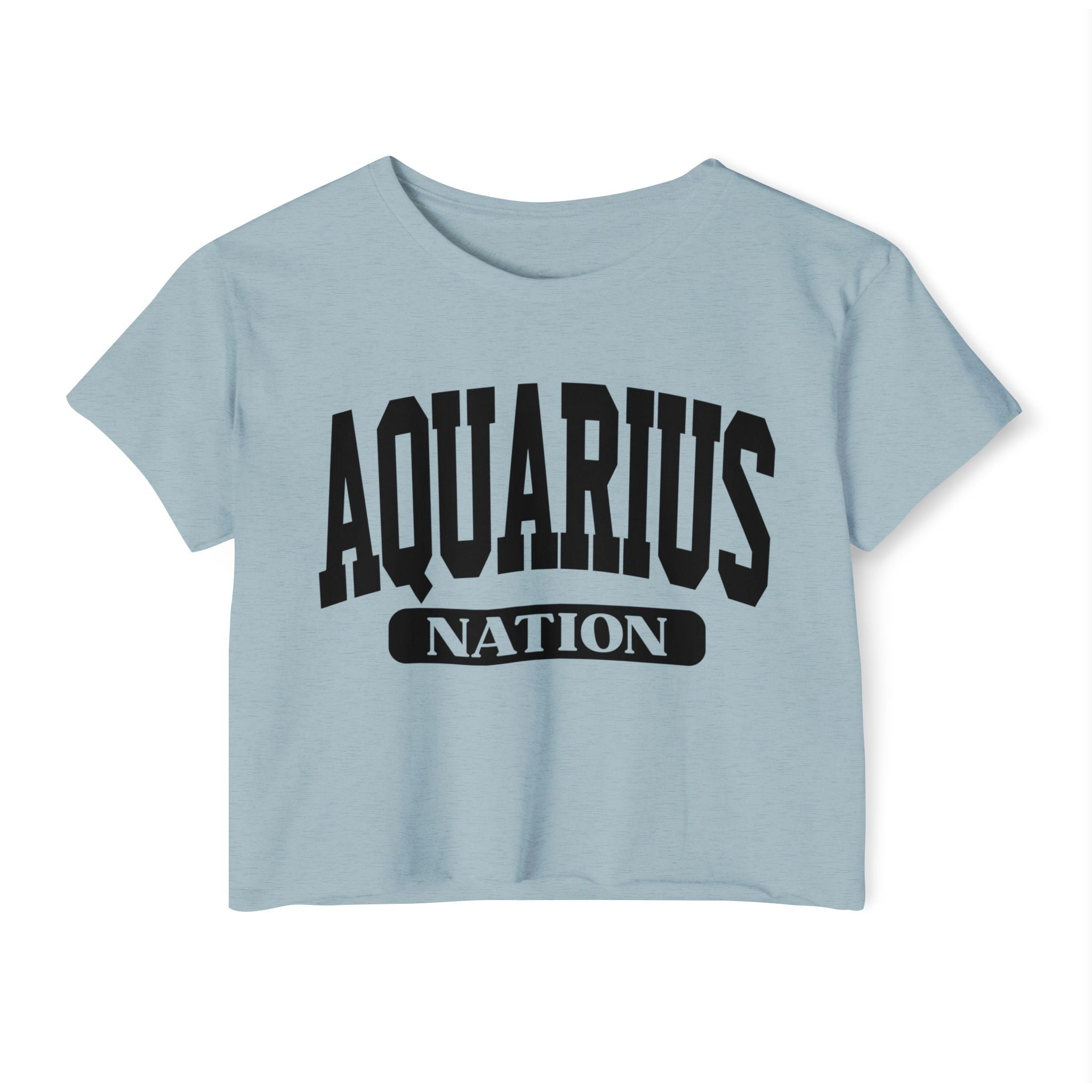 Aquarius Nation — Women’s Zodiac Festival Crop Top