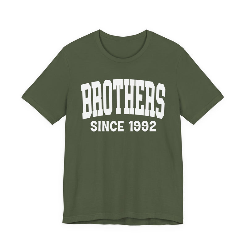 Brothers Personalization T-Shirt — Add Your Special "Since Date"
