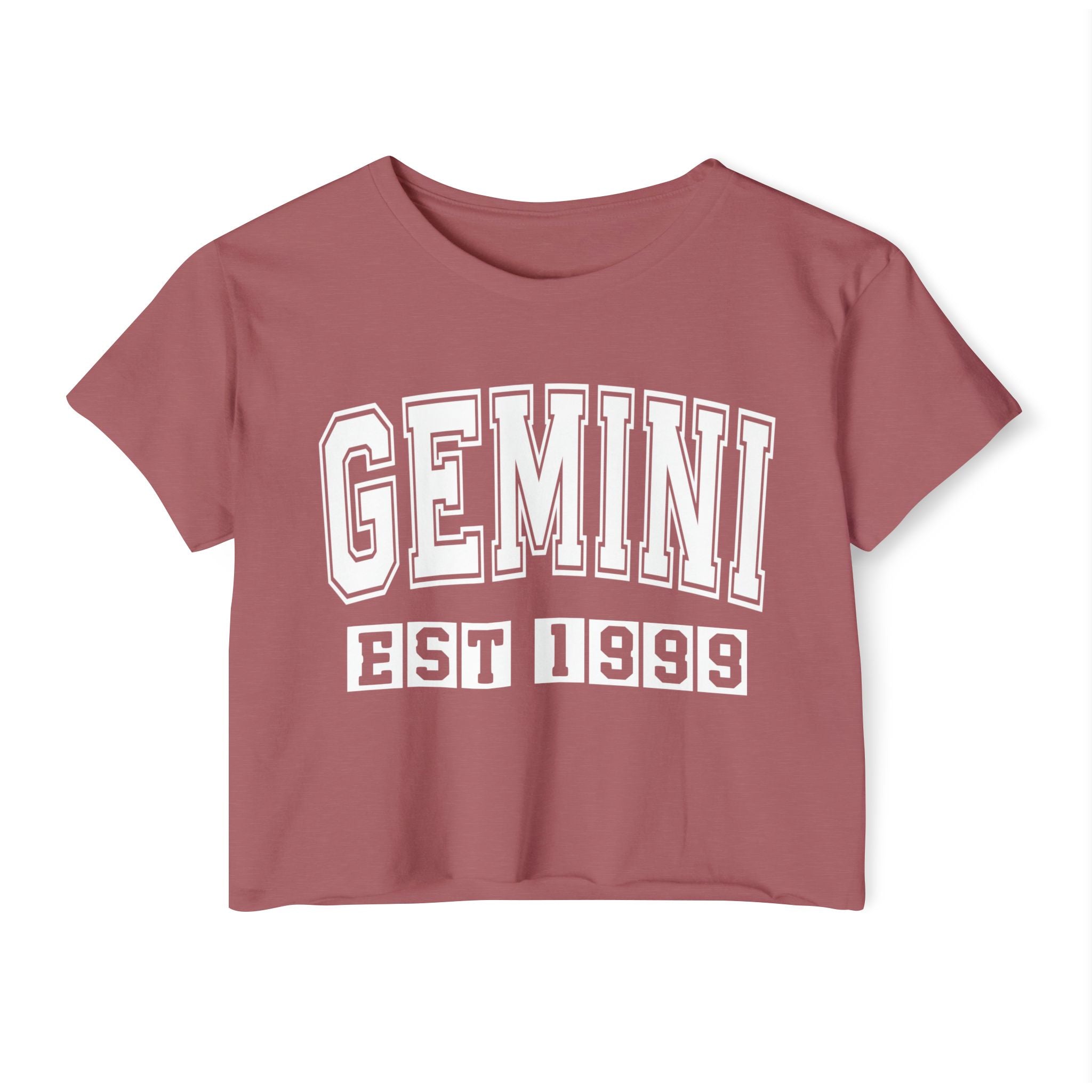 Gemini EST (YEAR) Personalization -  Crop Top