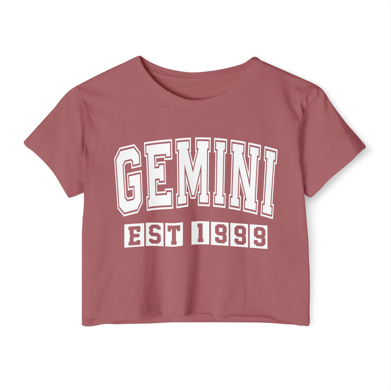 Gemini EST (YEAR) Personalization —  Crop Top