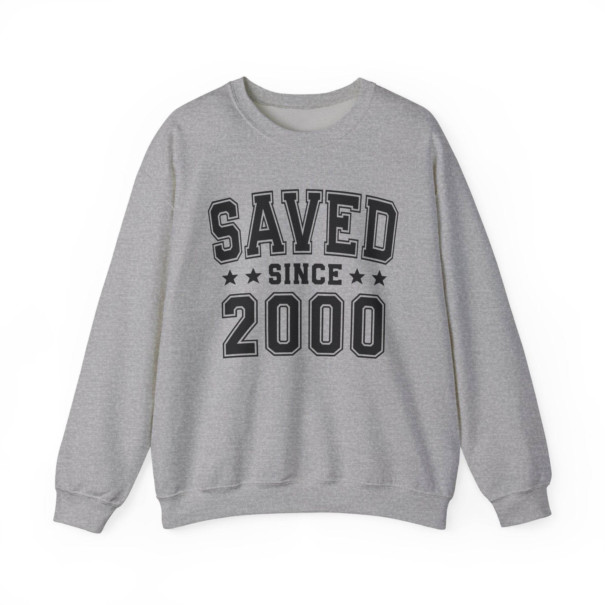 Saved Since (Personalized Date) —  Christian Milestone Sweatshirt