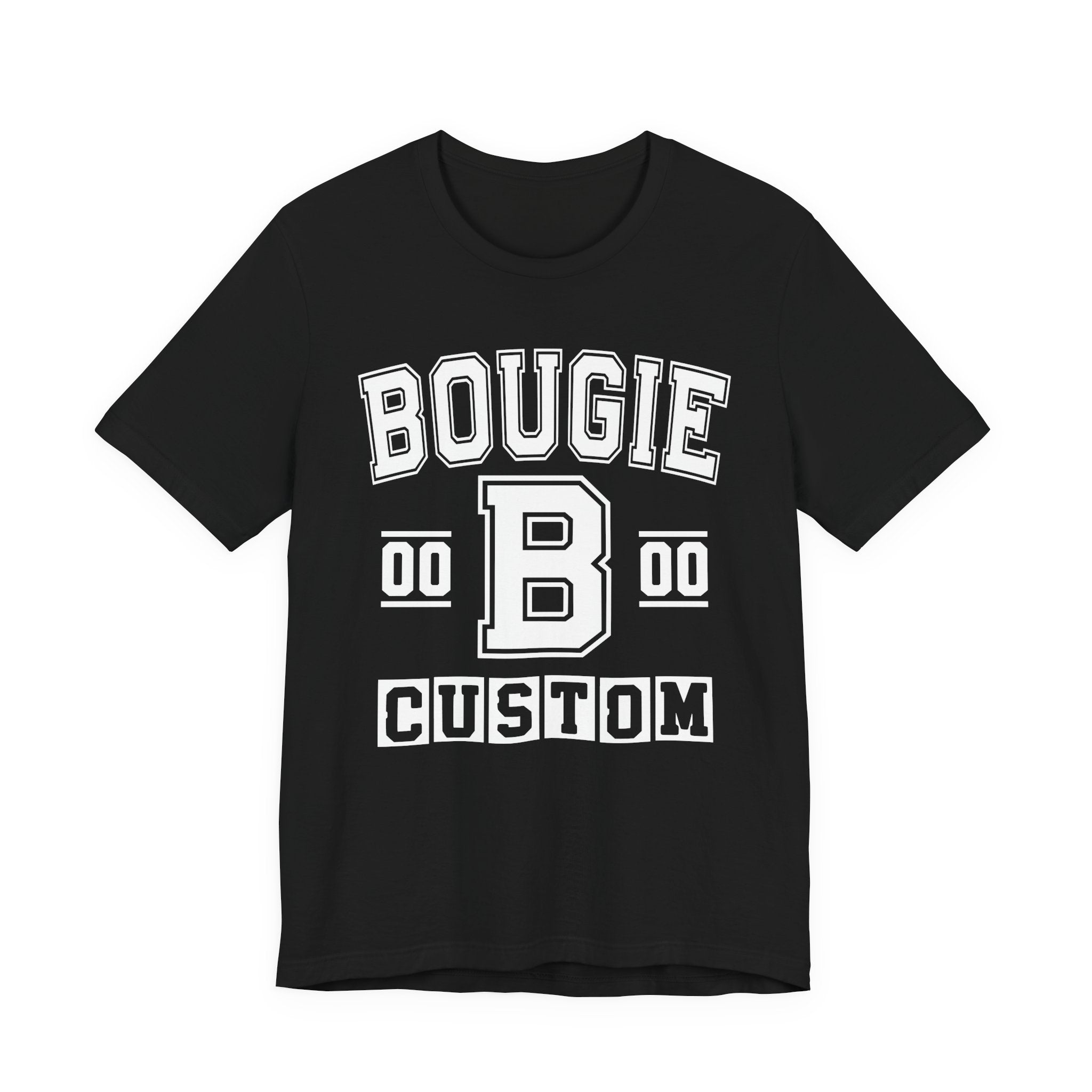 Custom Bougie Varsity Tee Shirt — Customize Birthday Day/Month/Year - Customize Season/nation/Society