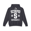 Custom Scorpio Varsity Hoodie - Customize Birthday Day/Month/Year - Customize Gemini Season/Nation