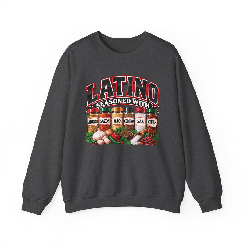 Latino Seasoned With Adobo Sazón Ajo Comino Saz Chile — Sweatshirt